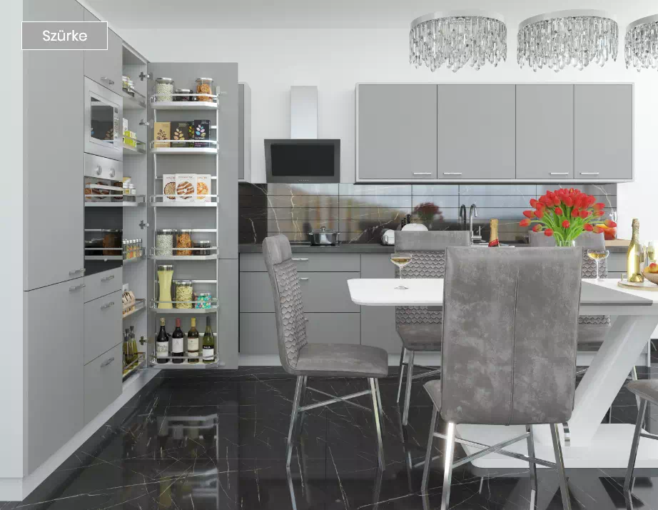 Divian Konyhaműhelyek - Váci út - matt Antónia konyhabútor